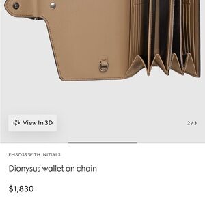 Dionysus wallet on chain
